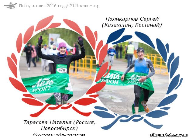 Победители Омского Весеннего полумарафона 2016